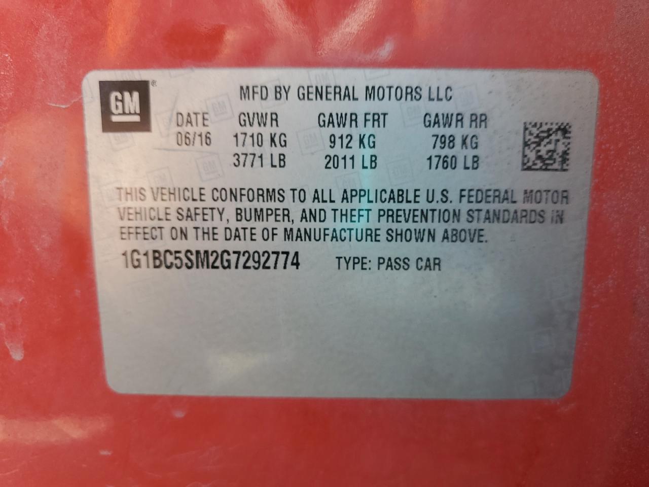 2016 Chevrolet Cruze - Image 12