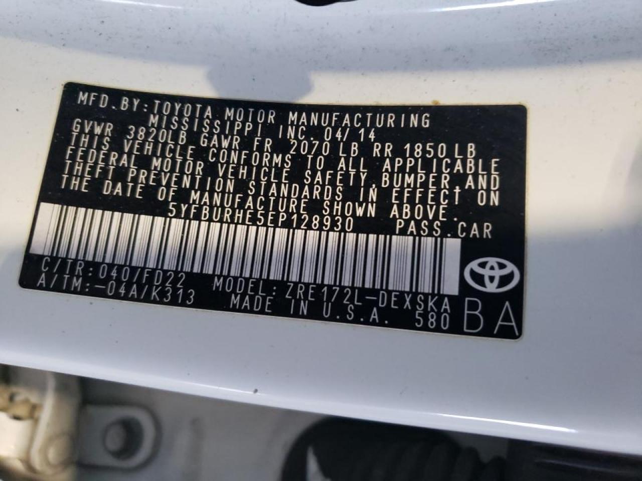2014 Toyota Corolla - Image 15