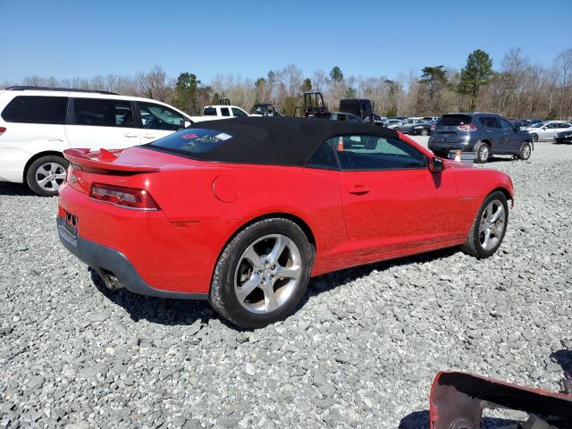  CHEVROLET CAMARO 2015 Red
