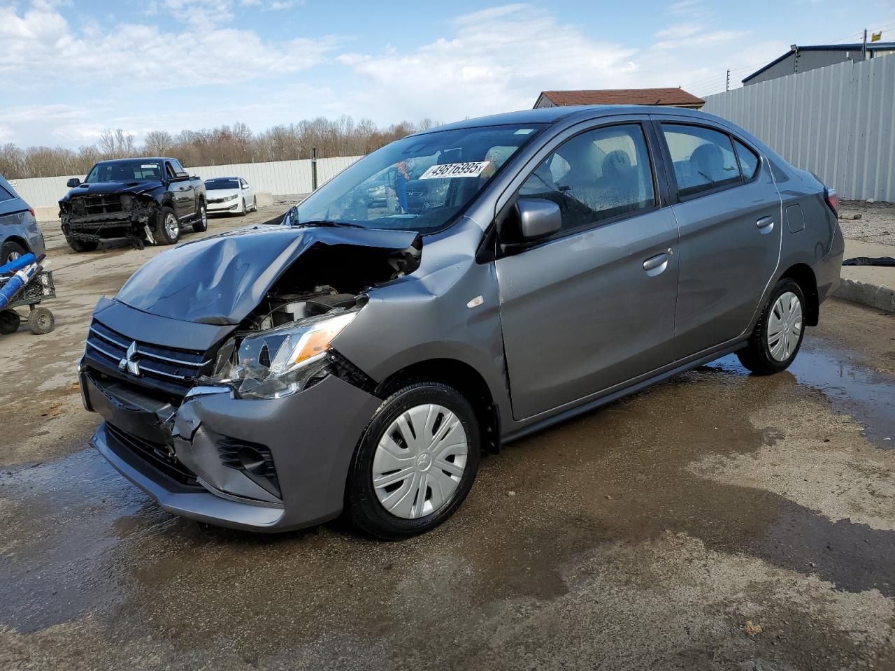 2022 Mitsubishi Mirage G4 Es na sprzedaż w Louisville, KY - Front End