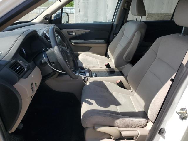  HONDA PILOT 2017 Белы