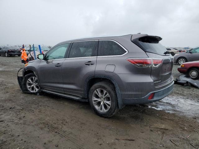  TOYOTA HIGHLANDER 2014 Сірий