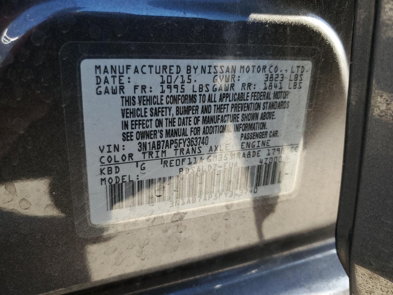 2015 Nissan Sentra - Image 12