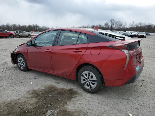  TOYOTA PRIUS 2016 Red