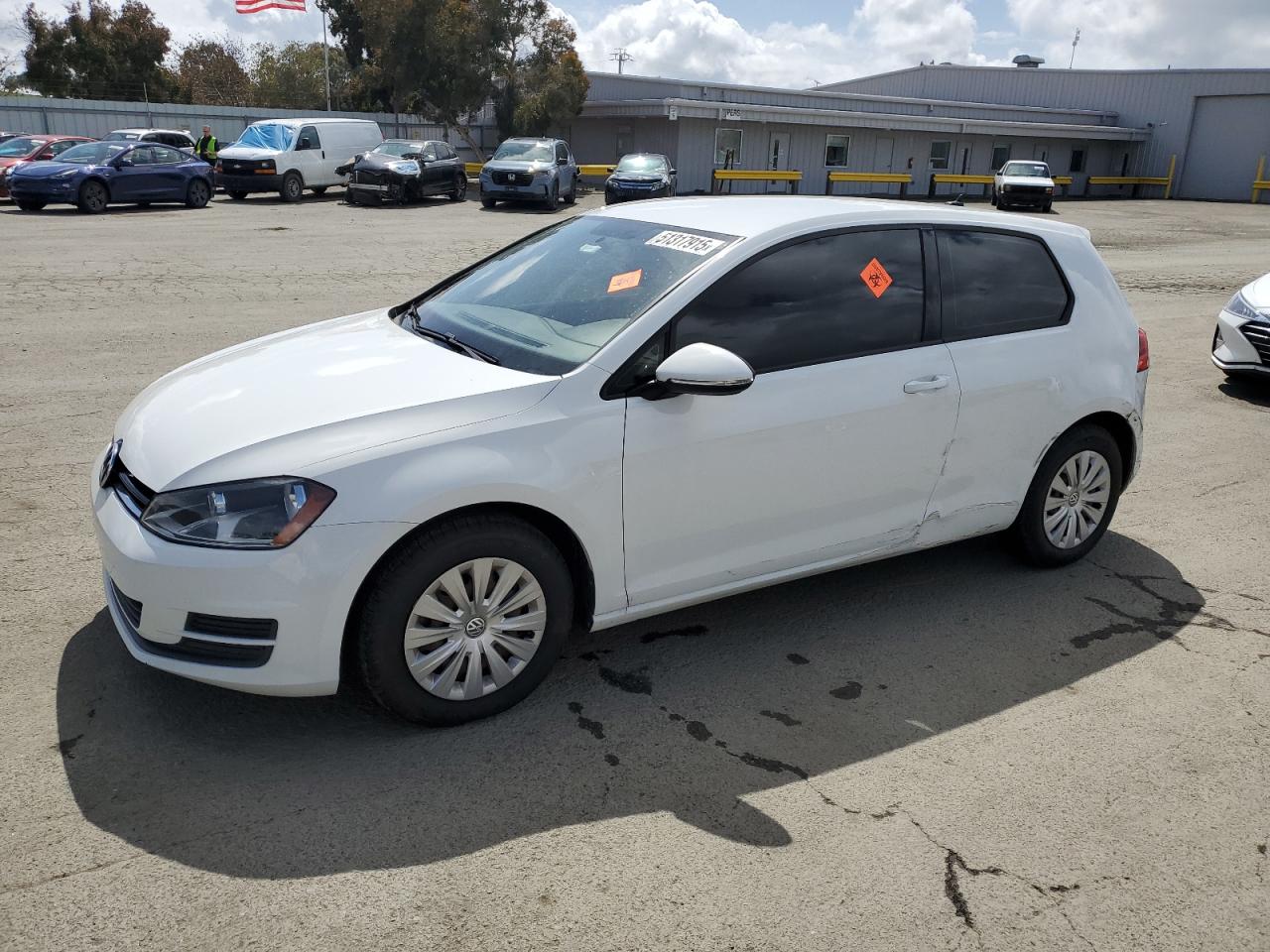 2015 Volkswagen Golf للبيع في Martinez، CA - Side