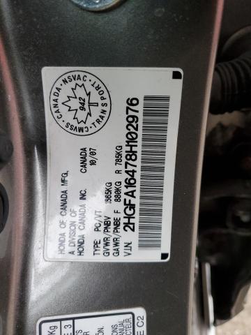 2008 HONDA CIVIC DX-G