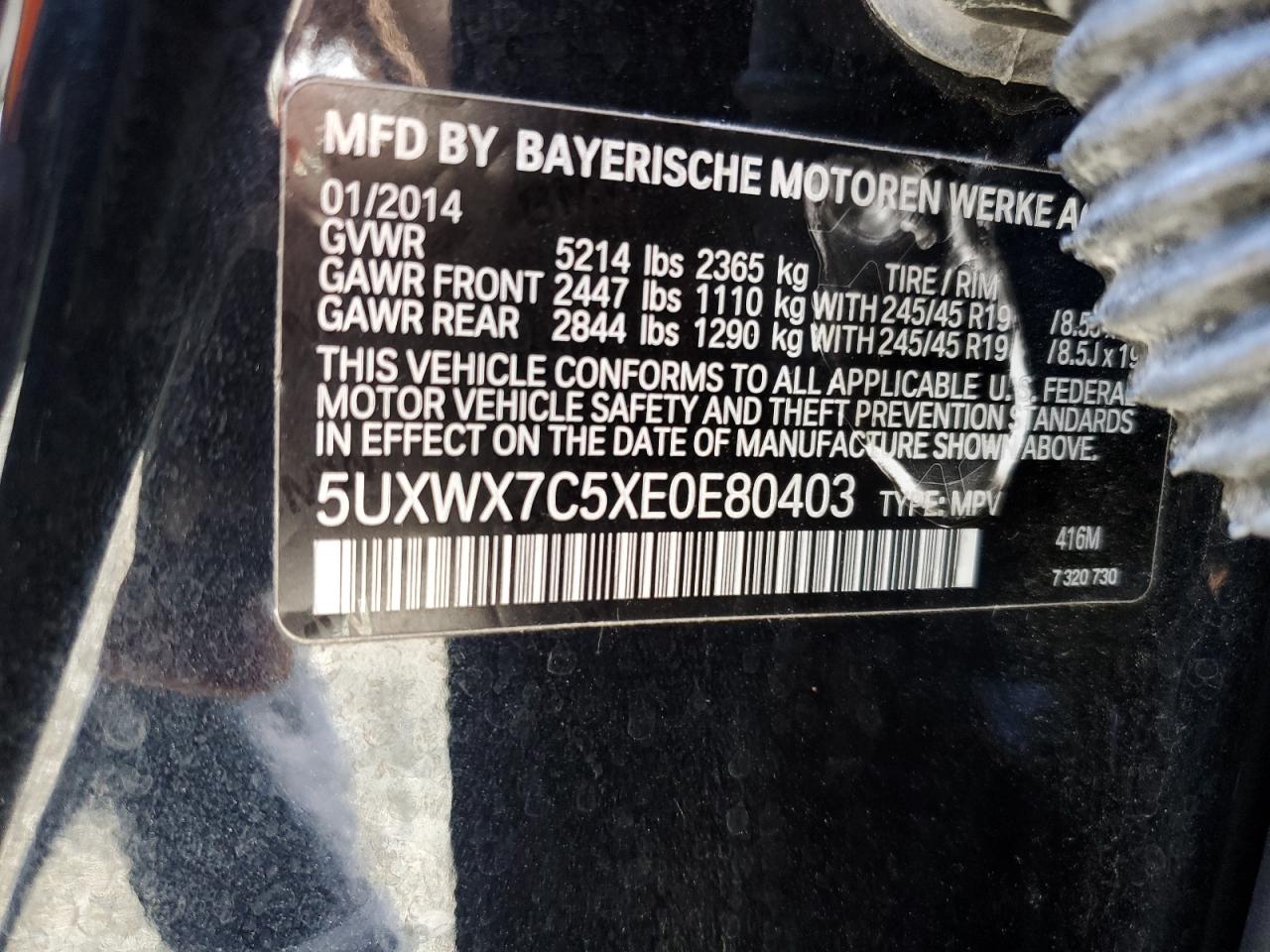 2014 BMW X3 - Image 13