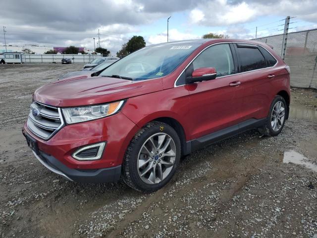  FORD EDGE 2018 Czerwony