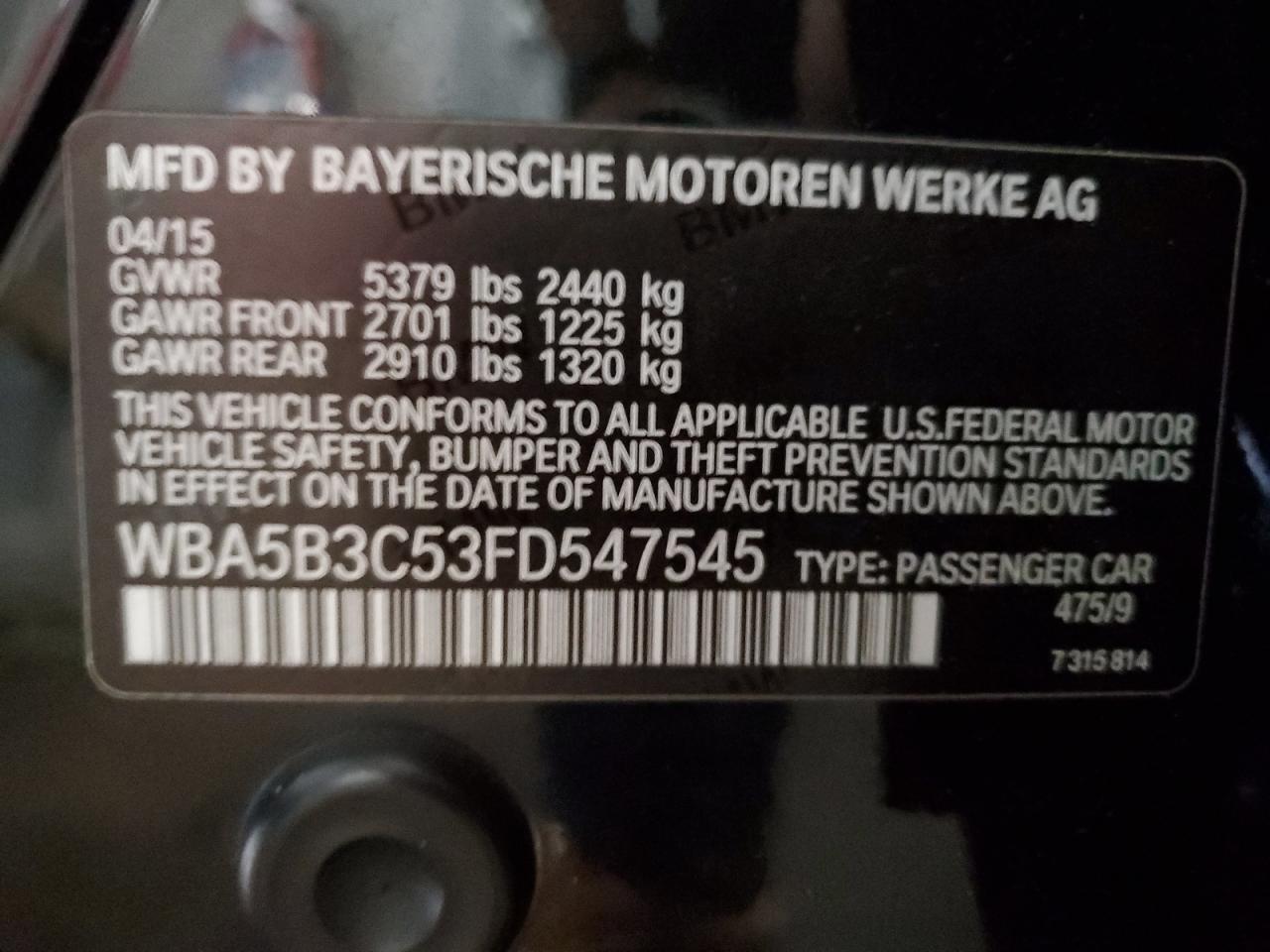 2015 BMW 5er - Image 13