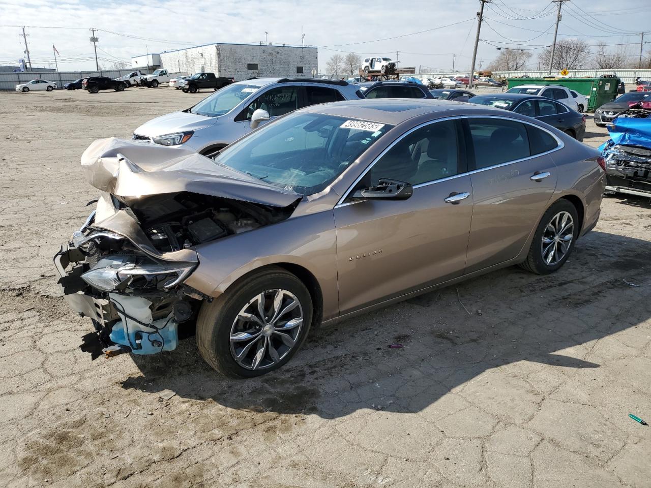 2019 Chevrolet Malibu Lt იყიდება Chicago Heights-ში, IL - Front End