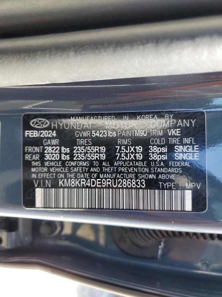 2024 Hyundai Ioniq 5 Limited VIN: KM8KR4DE9RU286833 Lot: 50217245