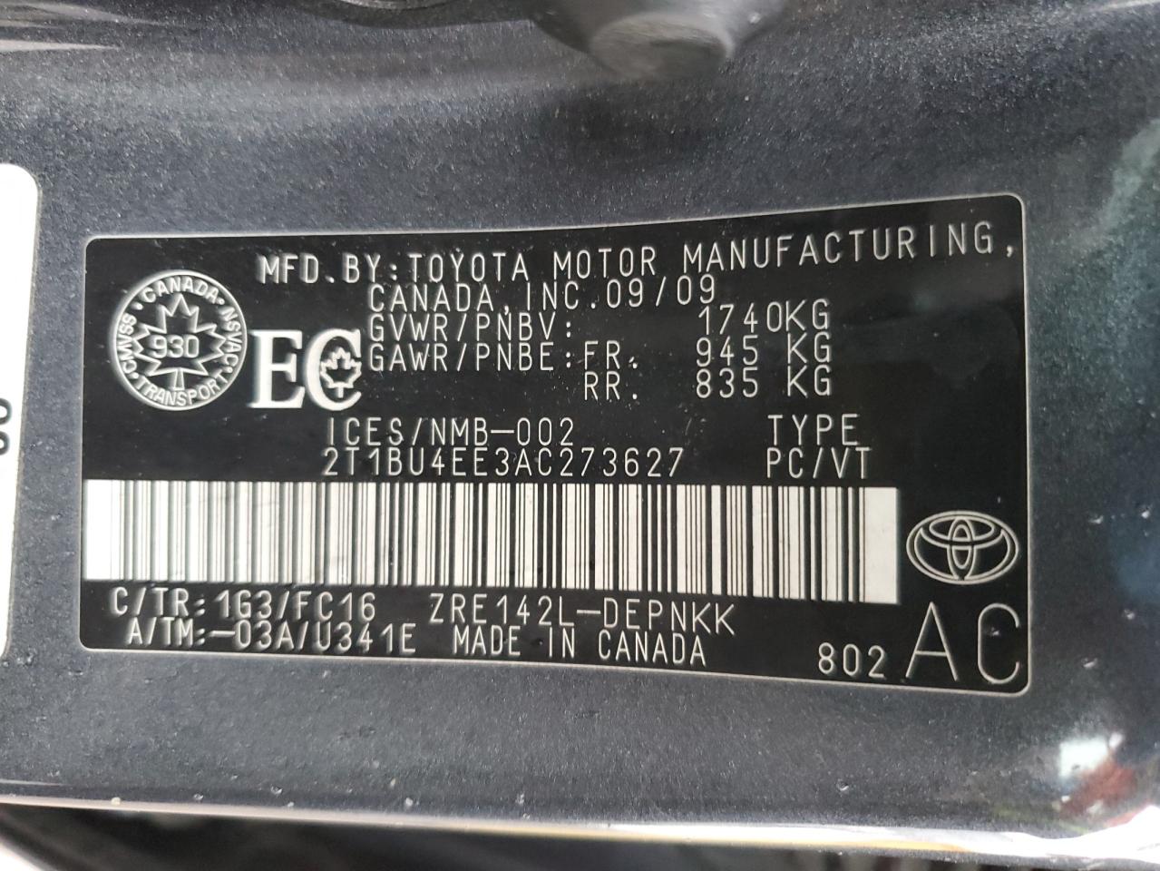 2010 Toyota Corolla - Image 12