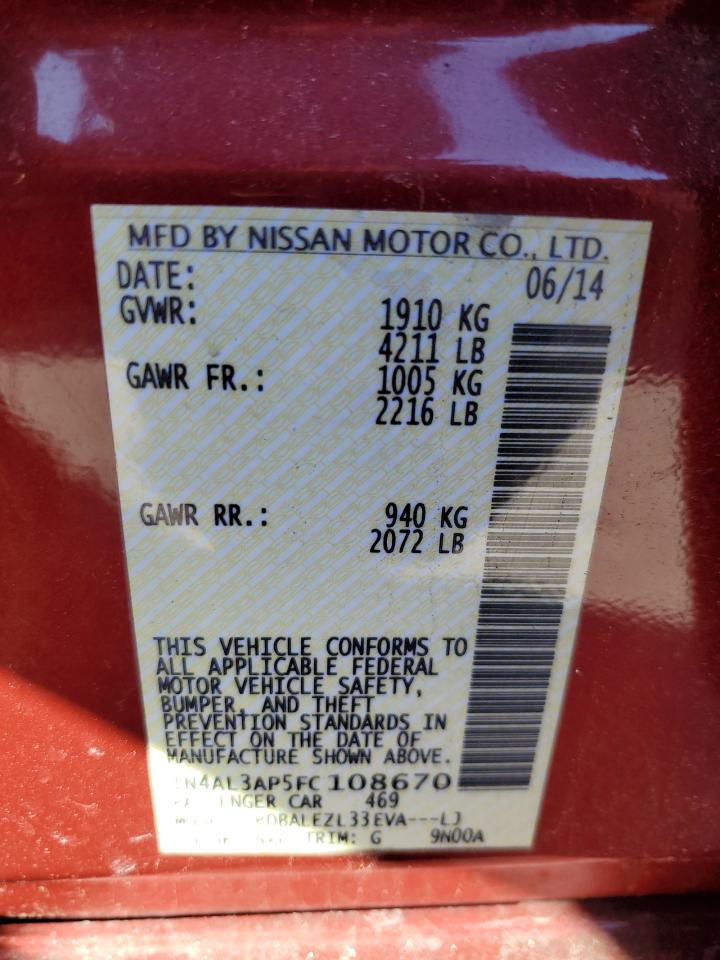 2015 Nissan Altima - Image 12