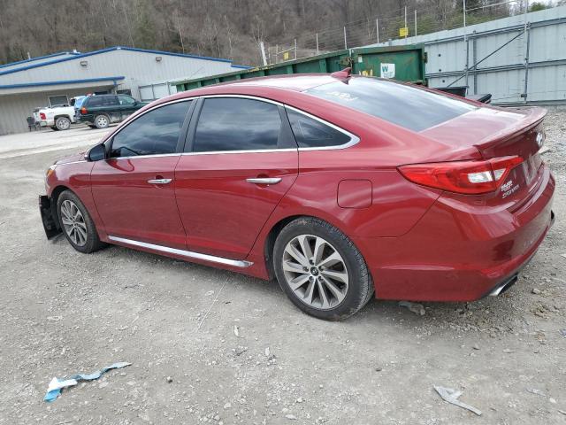  HYUNDAI SONATA 2015 Бургунди