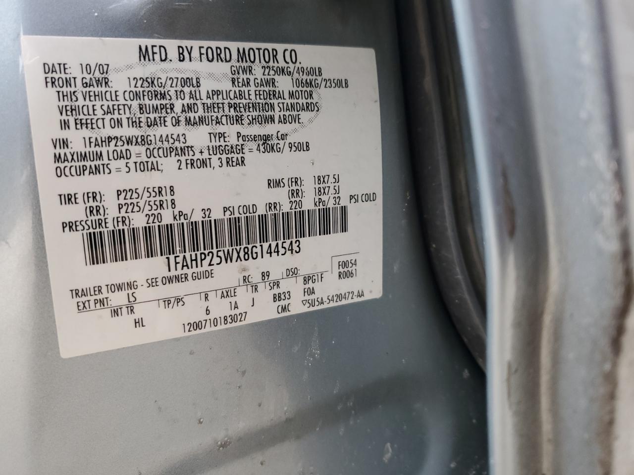2008 Ford Taurus - Image 12
