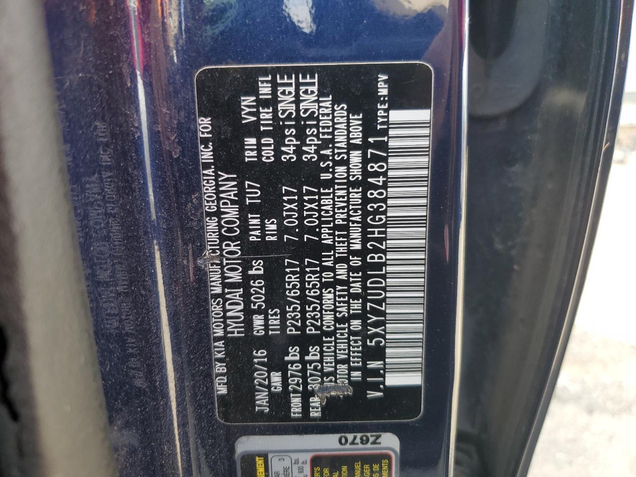 2017 Hyundai Santa Fe - Image 14