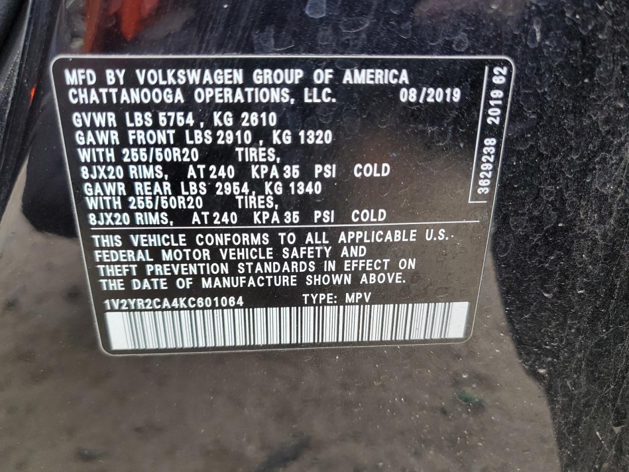 2019 Volkswagen Atlas - Image 13