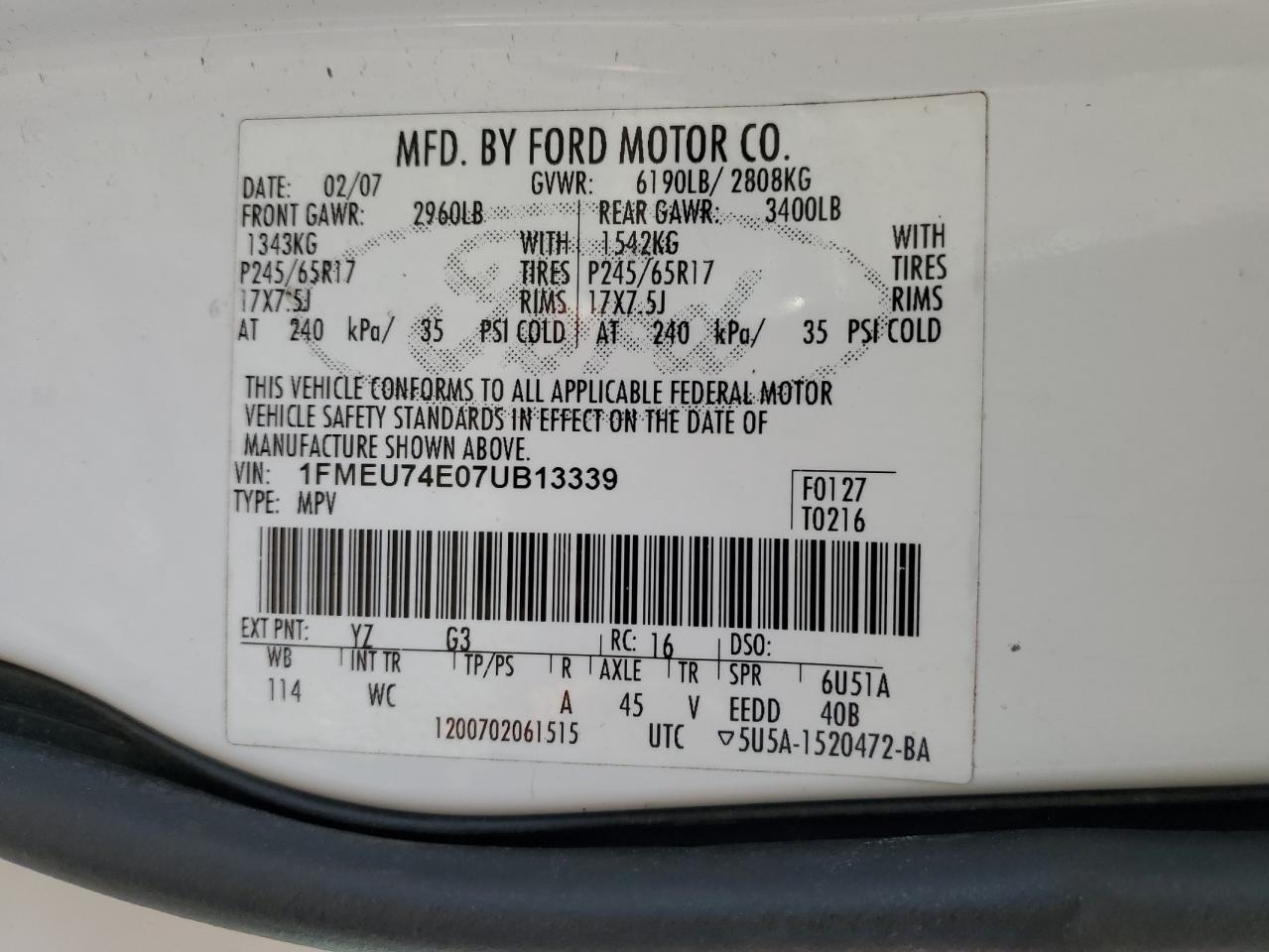 2007 Ford Explorer - Image 13