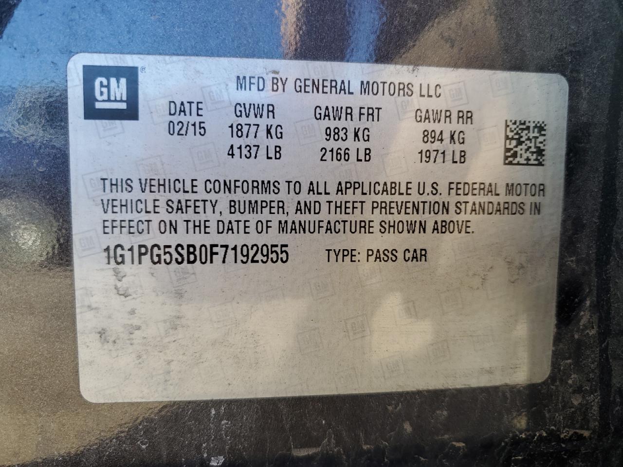 2015 Chevrolet Cruze - Image 12