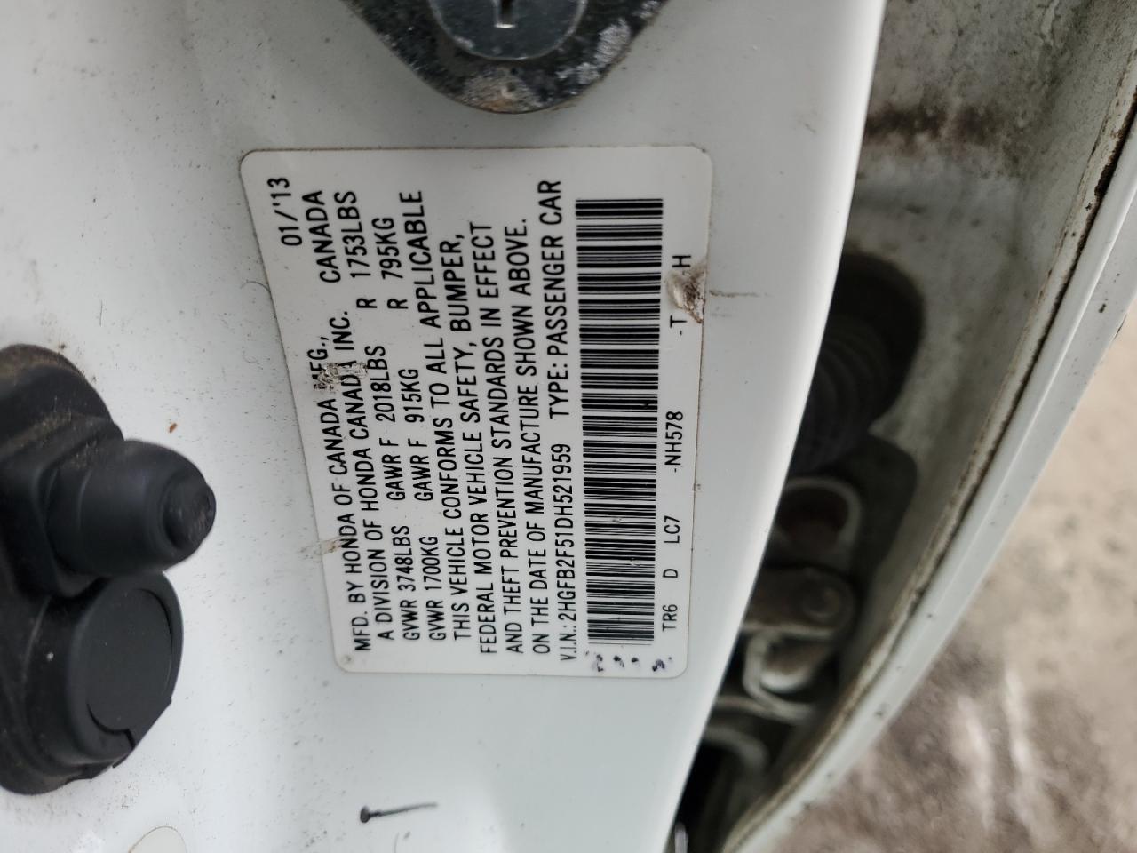 2013 Honda Civic - Image 12