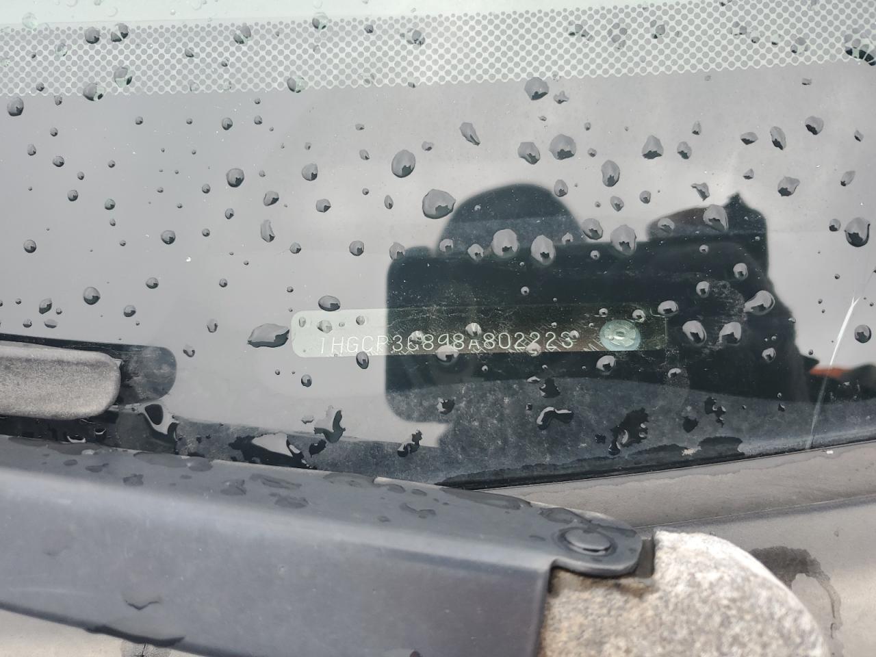 2008 Honda Accord Exl VIN: 1HGCP36898A802223 Lot: 50530685