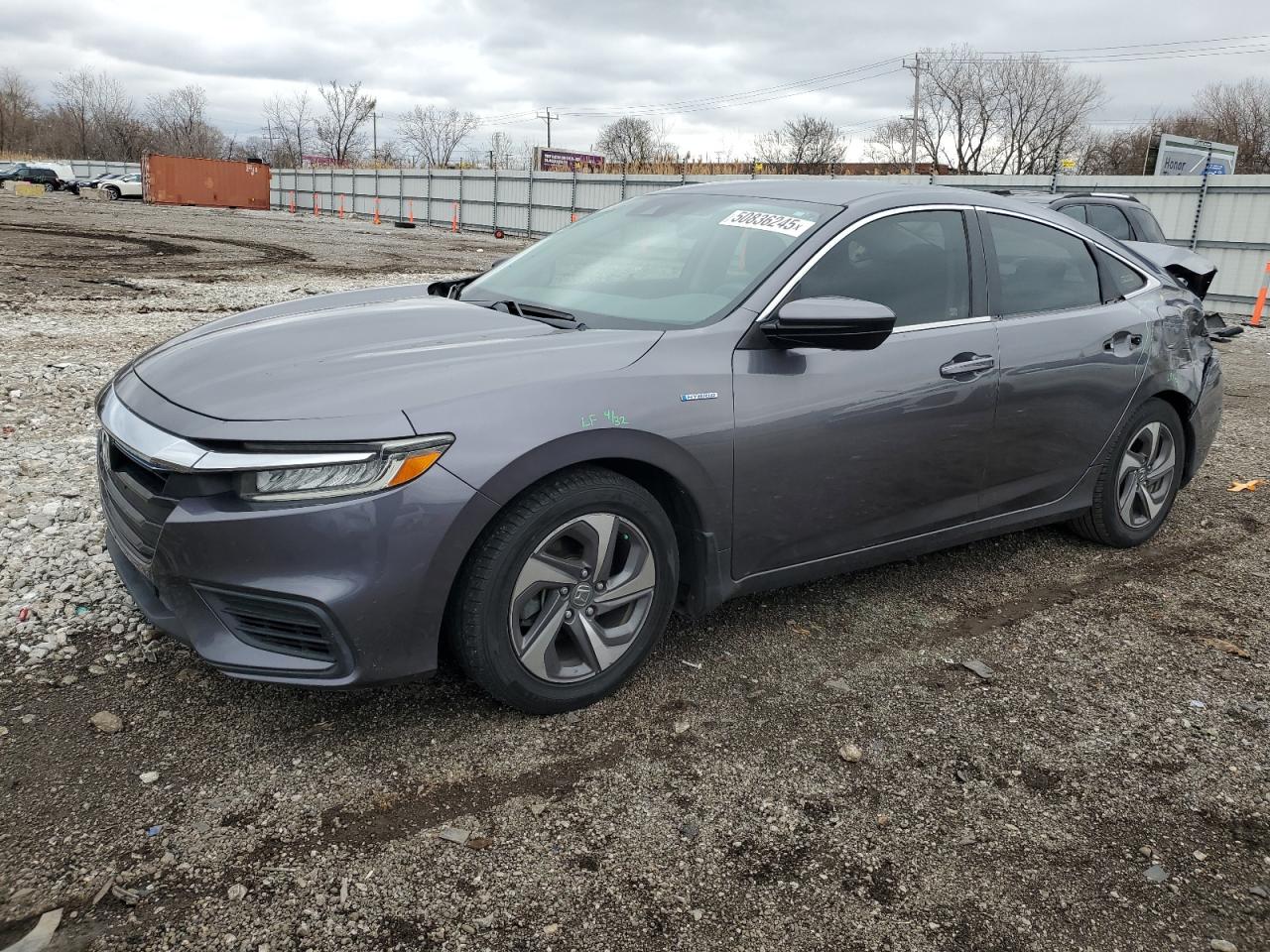 2019 Honda Insight Ex იყიდება Chicago Heights-ში, IL - Side
