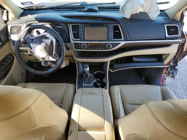  TOYOTA HIGHLANDER 2015 Bordowy