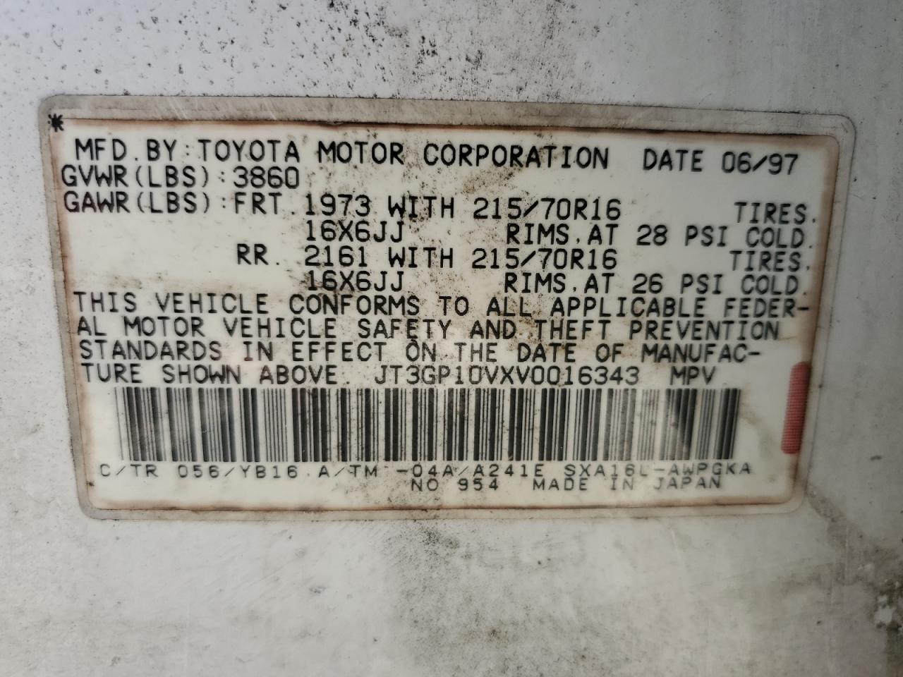 1997 Toyota RAV 4 - Image 12