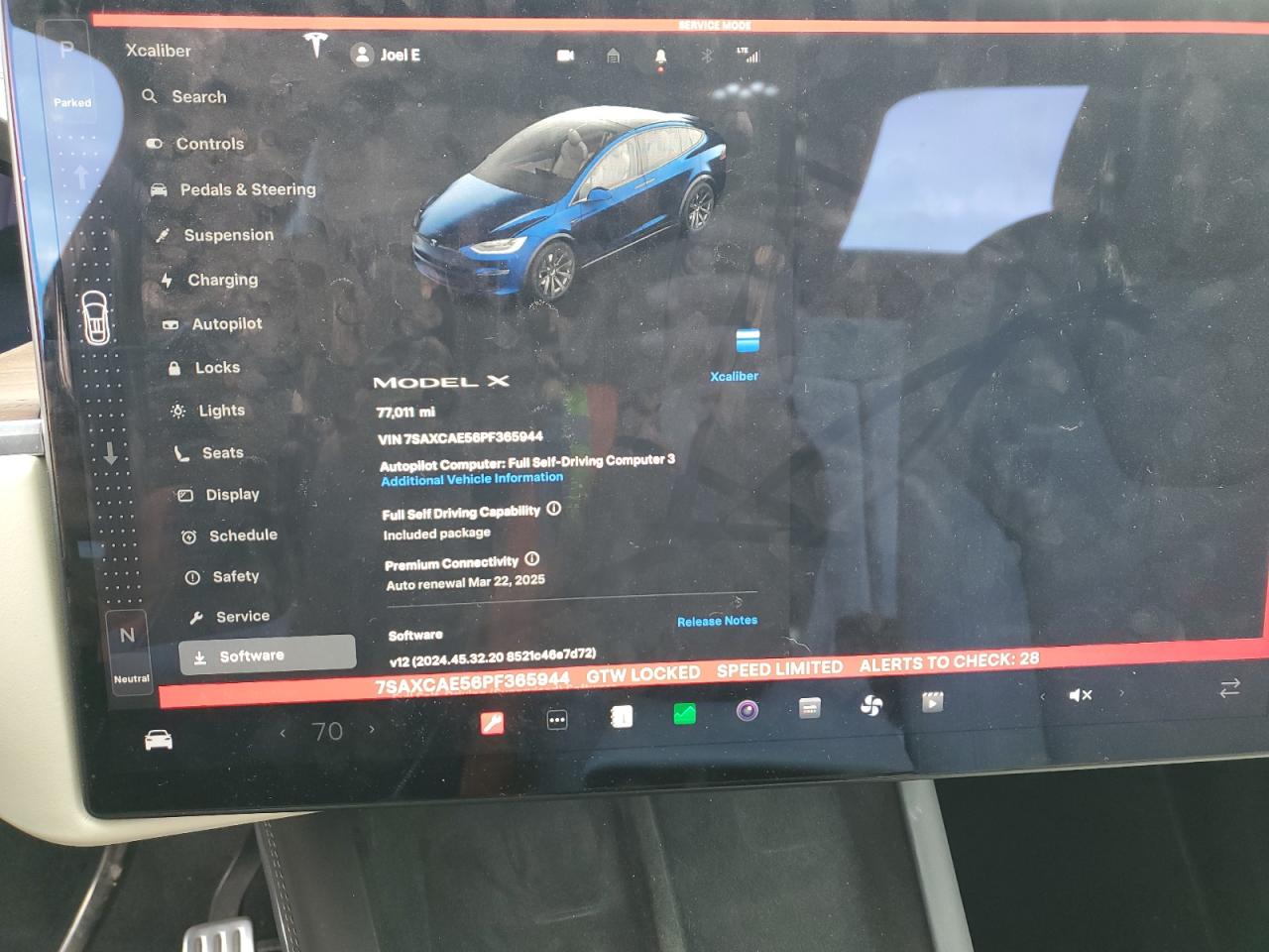 2023 Tesla Model X VIN: 7SAXCAE56PF365944 Lot: 47438985