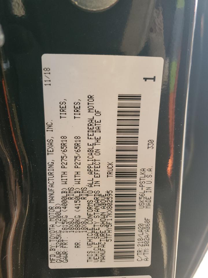 2019 Toyota Tundra - Image 12