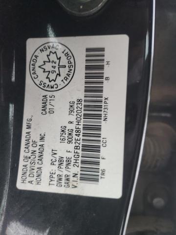 2015 HONDA CIVIC LX  
