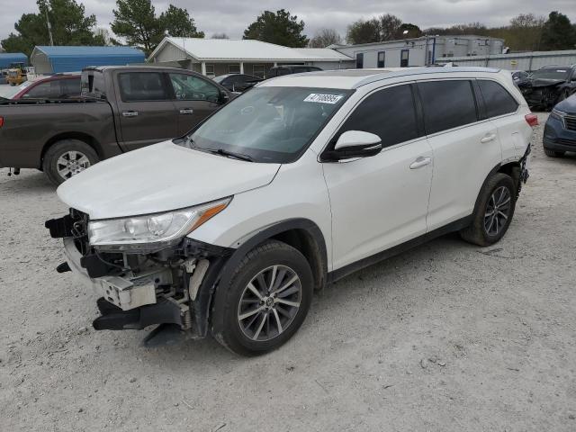  TOYOTA HIGHLANDER 2019 Білий