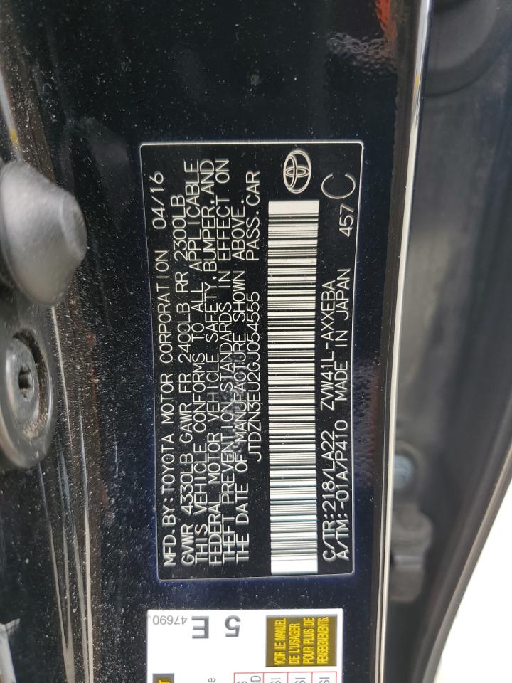2016 Toyota Prius V VIN: JTDZN3EU2GJ054555 Lot: 50606125