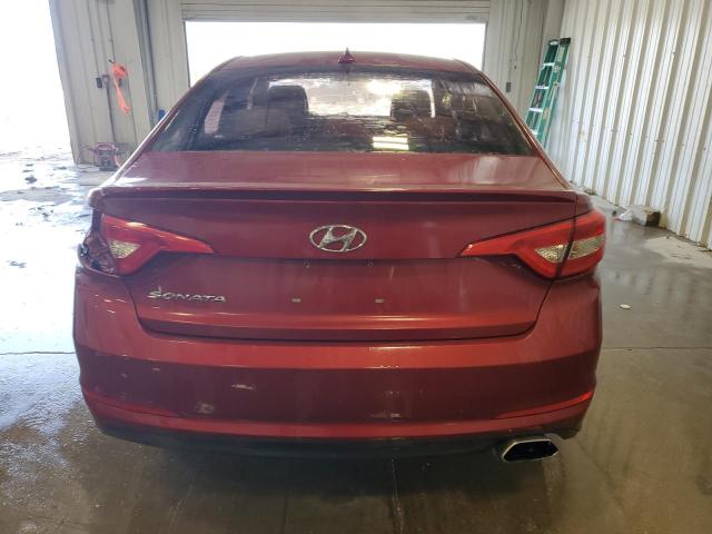  HYUNDAI SONATA 2016 Красный