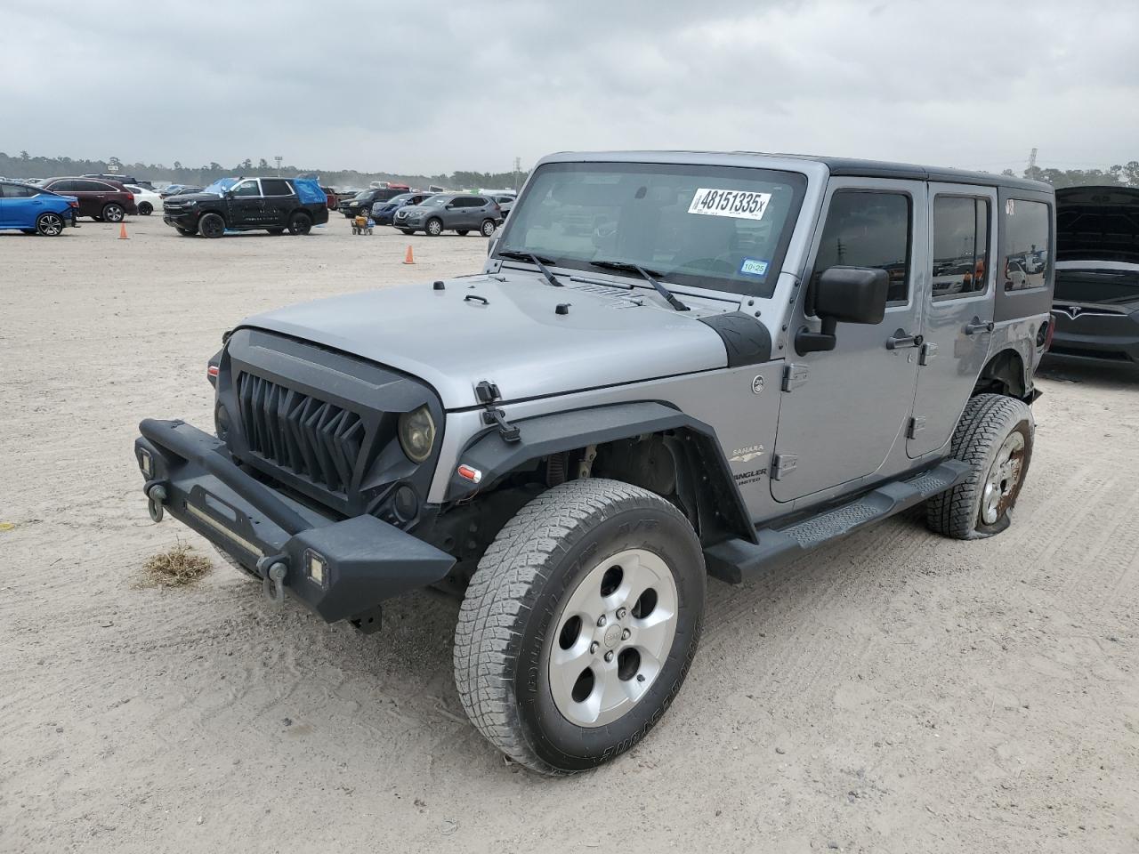 2015 Jeep Wrangler Unlimited Sahara იყიდება Houston-ში, TX - Rear End