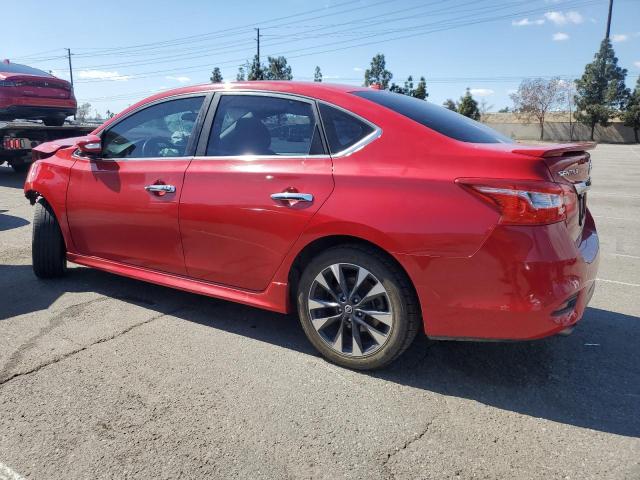  NISSAN SENTRA 2017 Czerwony