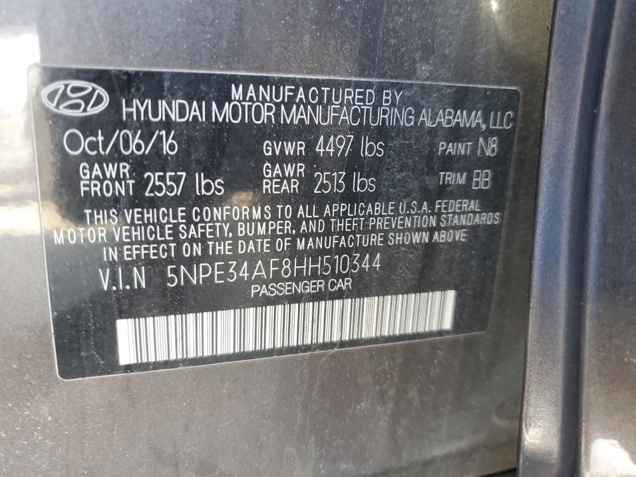 2017 Hyundai Sonata - Image 14