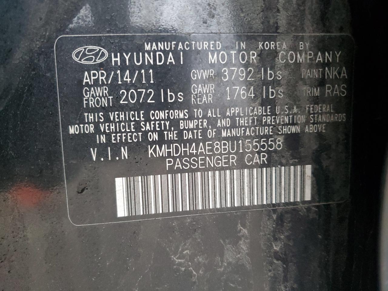 2011 Hyundai Elantra - Image 12