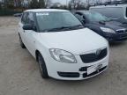 2010 SKODA FABIA 1 HT for sale at Copart WOLVERHAMPTON