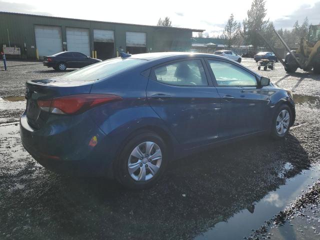  HYUNDAI ELANTRA 2016 Granatowy