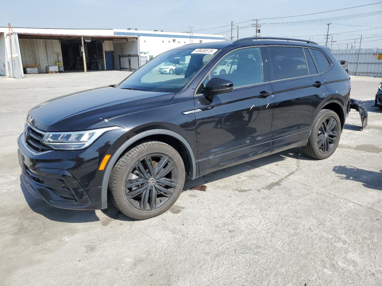 2022 Volkswagen Tiguan Se R-Line Black продається в Sun Valley, CA - Rear End