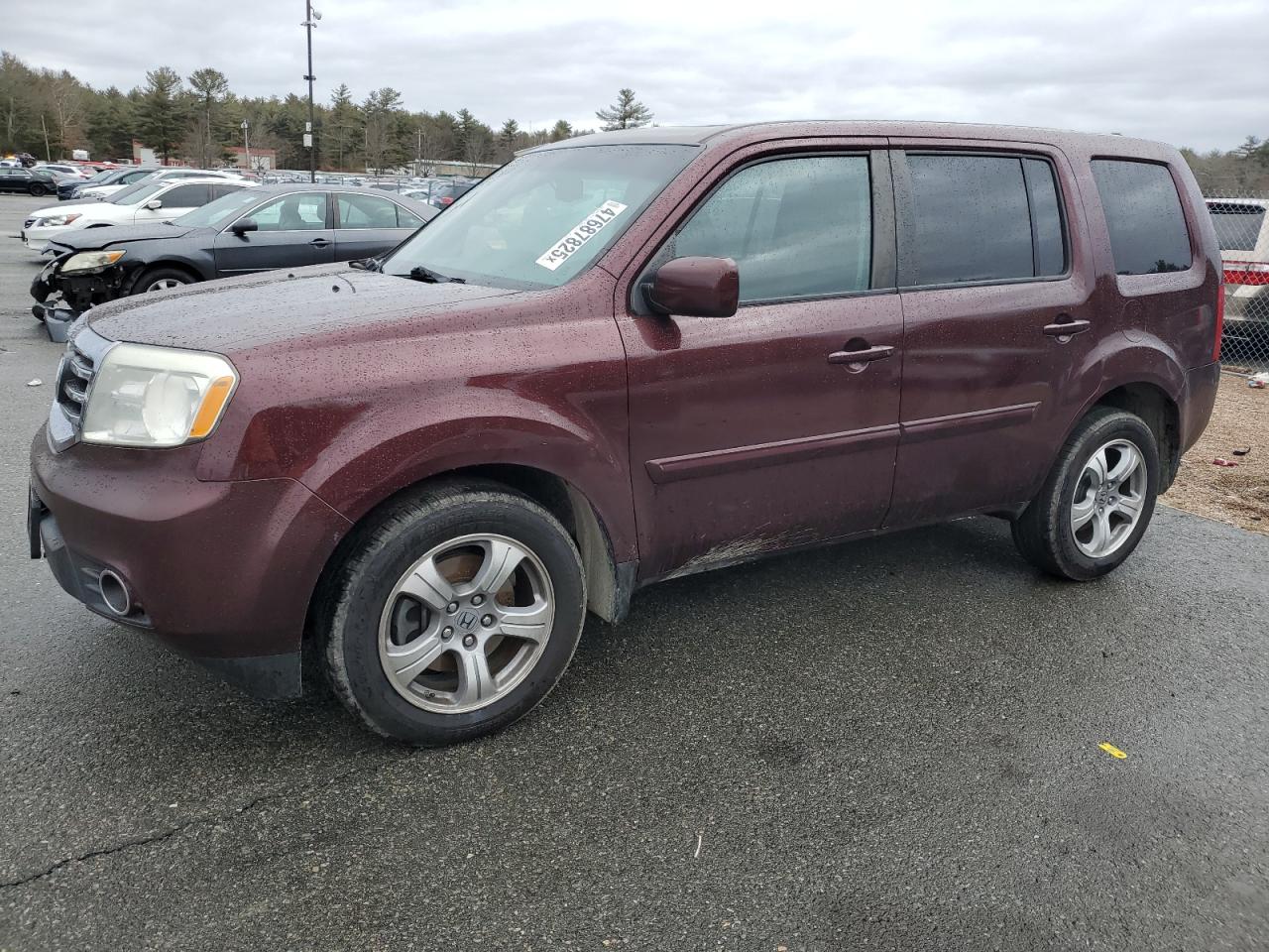 2015 Honda Pilot Exl للبيع في Exeter، RI - Undercarriage
