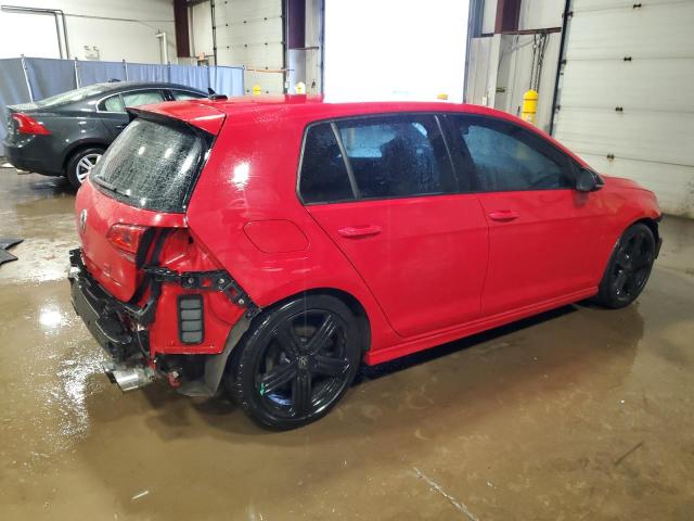  VOLKSWAGEN GOLF 2015 Czerwony