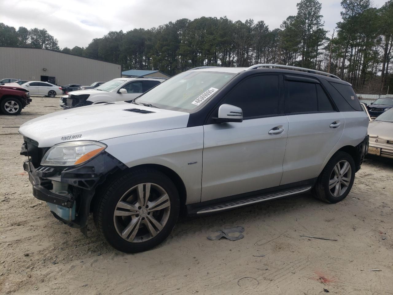 2012 Mercedes-Benz Ml 350 4Matic للبيع في Seaford، DE - Rear End