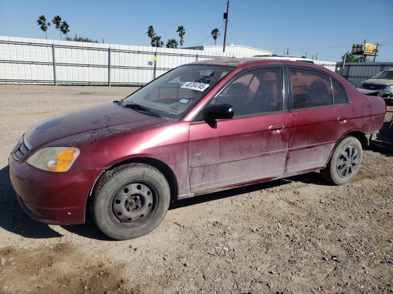 Mercedes, TX에서 판매 중인 2003 Honda Civic Lx - Water/Flood