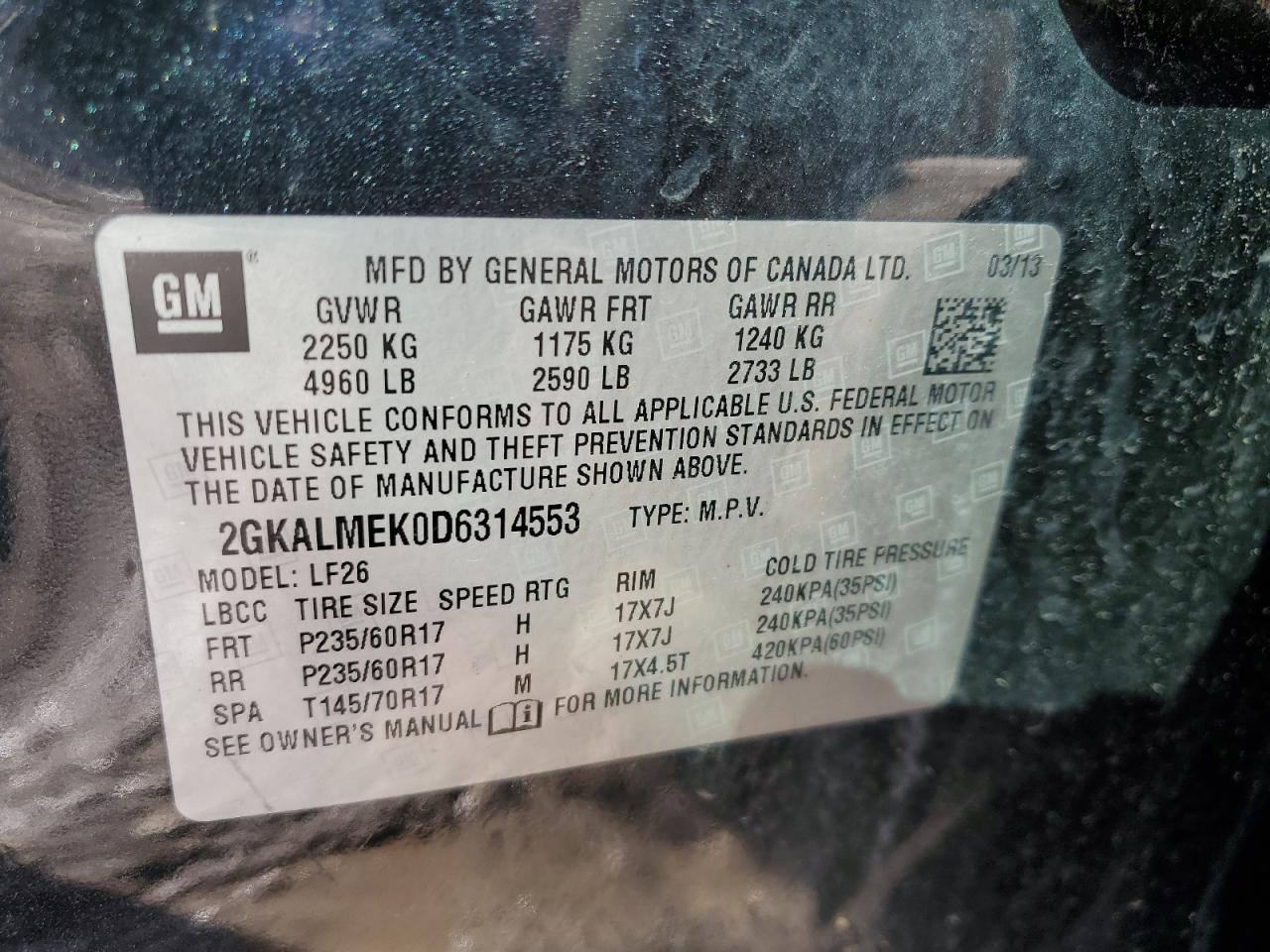 2013 GMC Terrain - Image 14