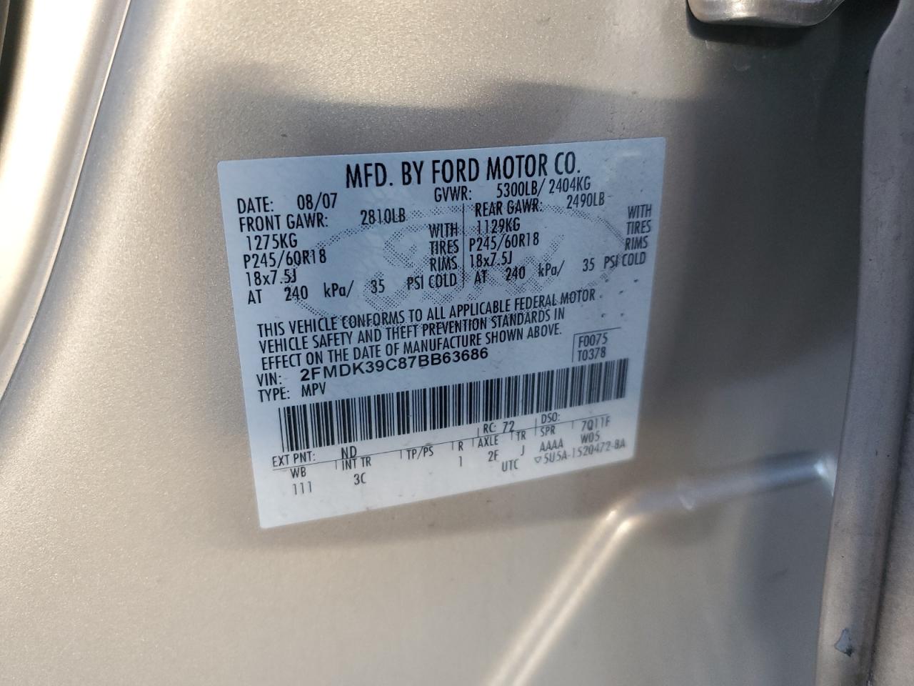2007 Ford Edge - Image 12