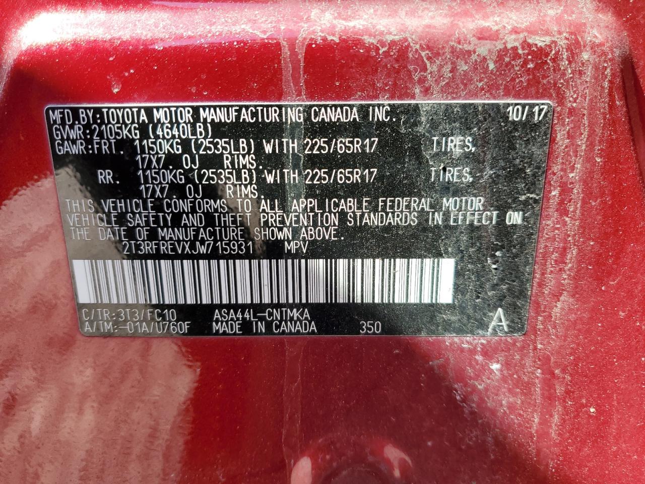 2018 Toyota RAV 4 - Image 14