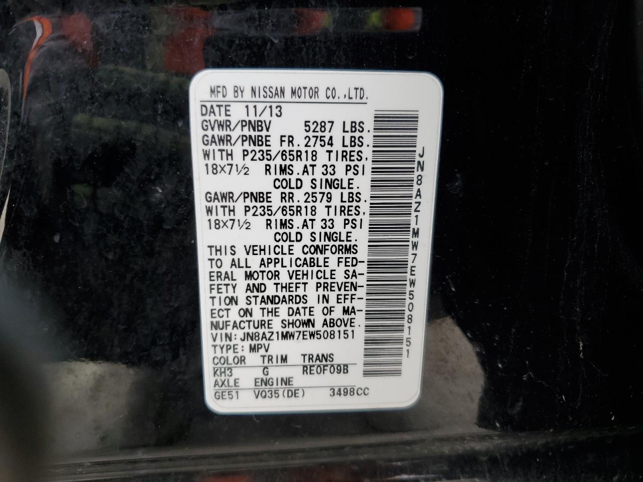 2014 Nissan Murano - Image 13