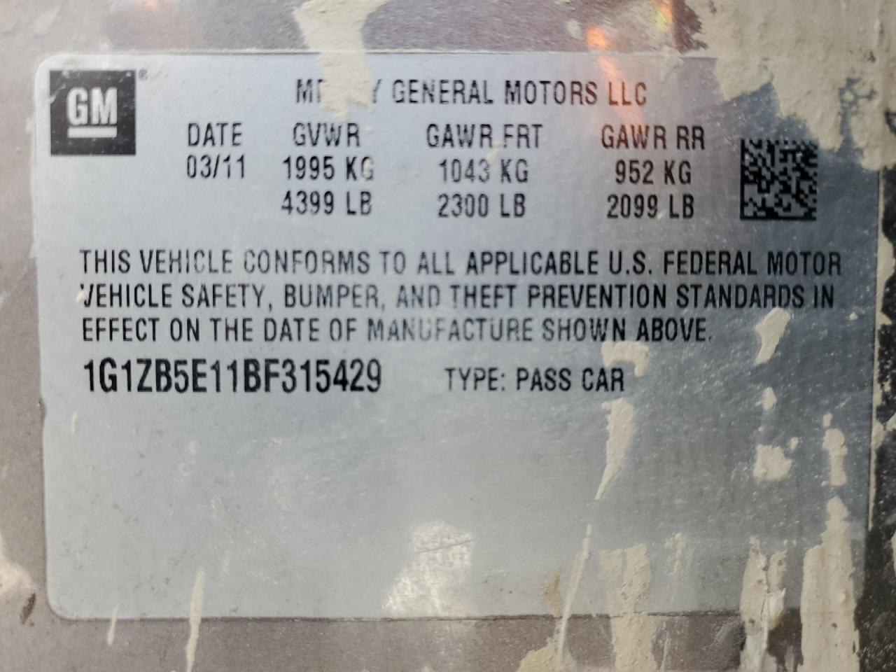 2011 Chevrolet Malibu - Image 14